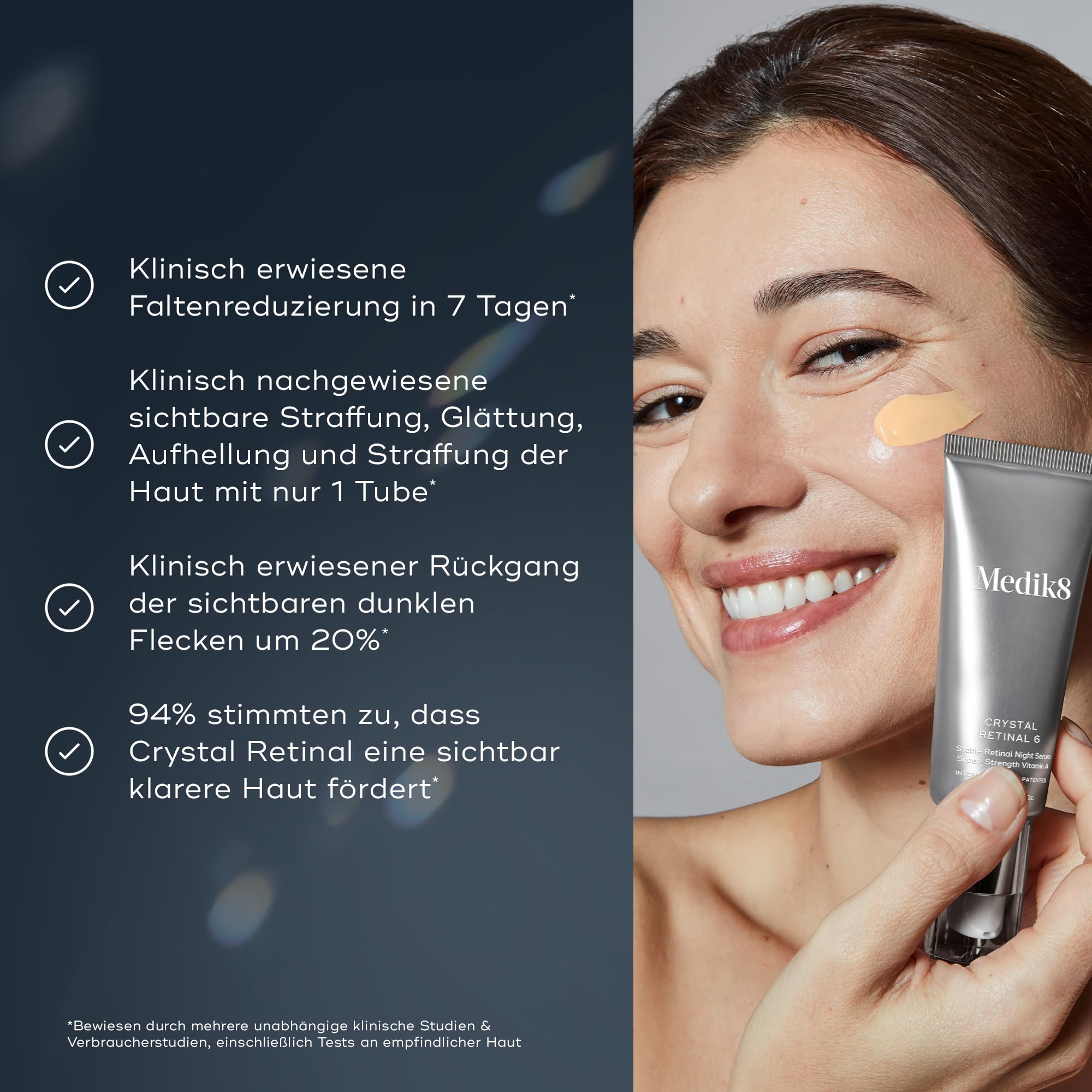 Medik8 Crystal Retinal 3 - Age-Defying Retinal Nachtserum - Verbessert Faltenbild - 0.03% Retinalstärke - 11-mal schneller als Retinol - Für neue Vitamin-A-Anwender - 30ml