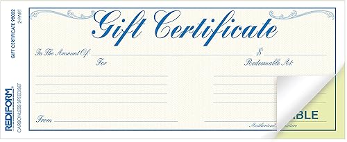 Miniatura 3 de Rediform Rediform Certificados de regalo con sobres (RED98002), oro/amarillo