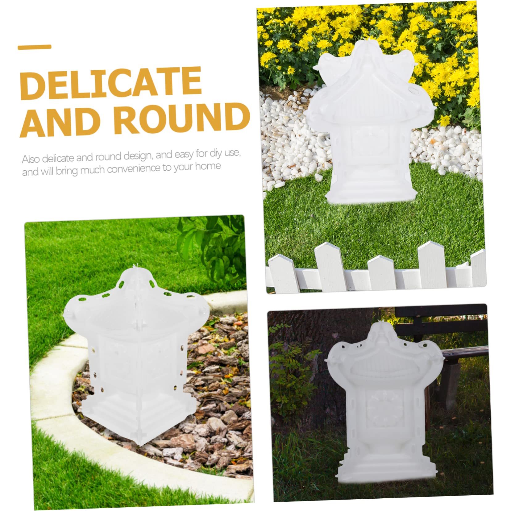 Artibetter Molde de Plástico para Columna Romana de Jardín Molde Multifuncional para Decoración Exterior para Pabellón Pequeño Resistente y Portátil para Paisajismo
