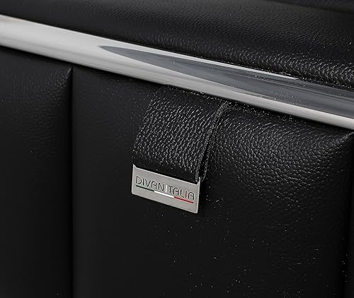 Miniatura 18 de Blackjack Furniture Catania - Moderno juego de sofá de cuero italiano de grano superior para sala de estar con marco de madera dura seca al horno y