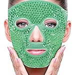 ZNCUETD Face Ice Mask Facial Ice Packs Gel Beads Hot Cold Compress for Post Oral, Dental, Nose,Facelift Plastic Cosmetic & Laser Surgery Recovery Puffiness Swelling Dark Circles & Headaches