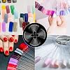 200 Pcs Nail Swatch Sticks Clear Nail Swatches Plastic Nail Colour Display Tips Nail Samples Sticks with Metal Ring for Nail Art Design Nail Practice for Nail Salon and Beginners