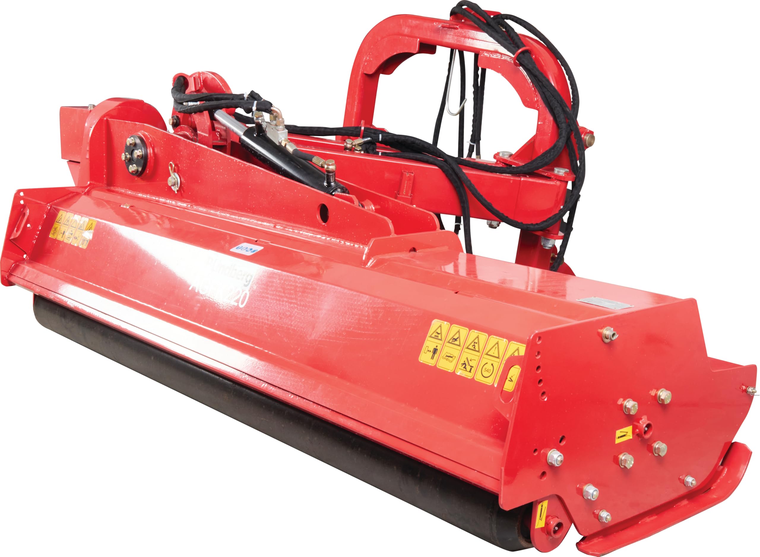 P. Lindberg Böschungsmulcher 220cm mit Ausleger - Schlegelmulcher Mähwerk mit verstellbaren Schwenkwinkel für Traktor Schlepper 80 PS inkl. Zapfwelle AGF220