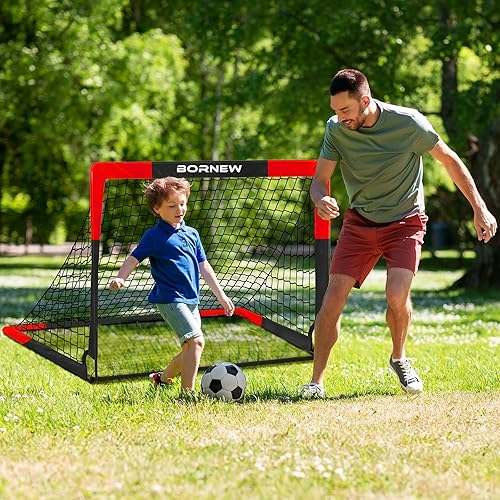 Miniatura 5 de 2 Pack Soccer Goal - Backyard & Indoor Soccer Goals for Kids, Portable Pop Up Soccer Nets Set for Youth & Adult and Outdoor Games and Soccer