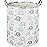 NTAOHAMPER Laundry Hamper, Elephant laundry Basket, Nursery Hamper, Waterproof Storage Bin for Bedroom, Clothes Organizer Basket, Room Decor(Blue Elephant)