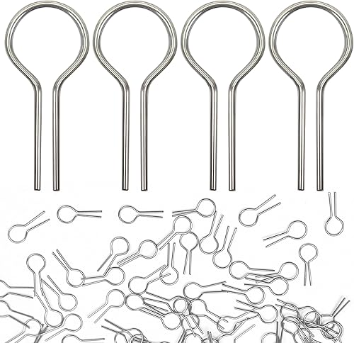 100 piezas de alambre de nicromo para cerámica, alambre de alta temperatura para fusión de vidrio de horno, aguja de combustión colgante en forma de