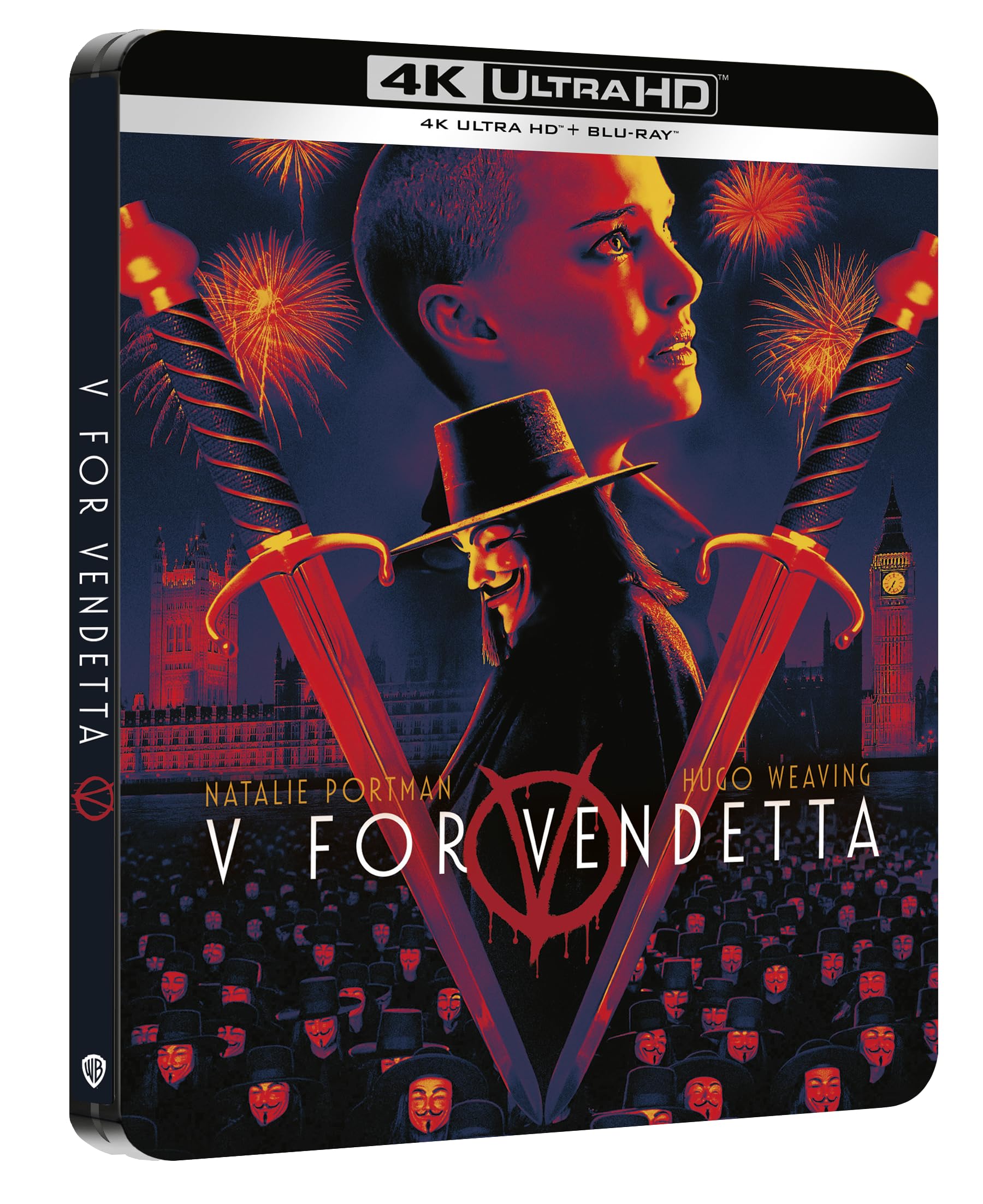 V pour Vendetta [4K Ultra HD Boîtier SteelBook limité]