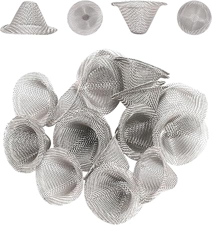 40 pieces pipe screens, 1/2 inch stainless steel bowl screens fil…