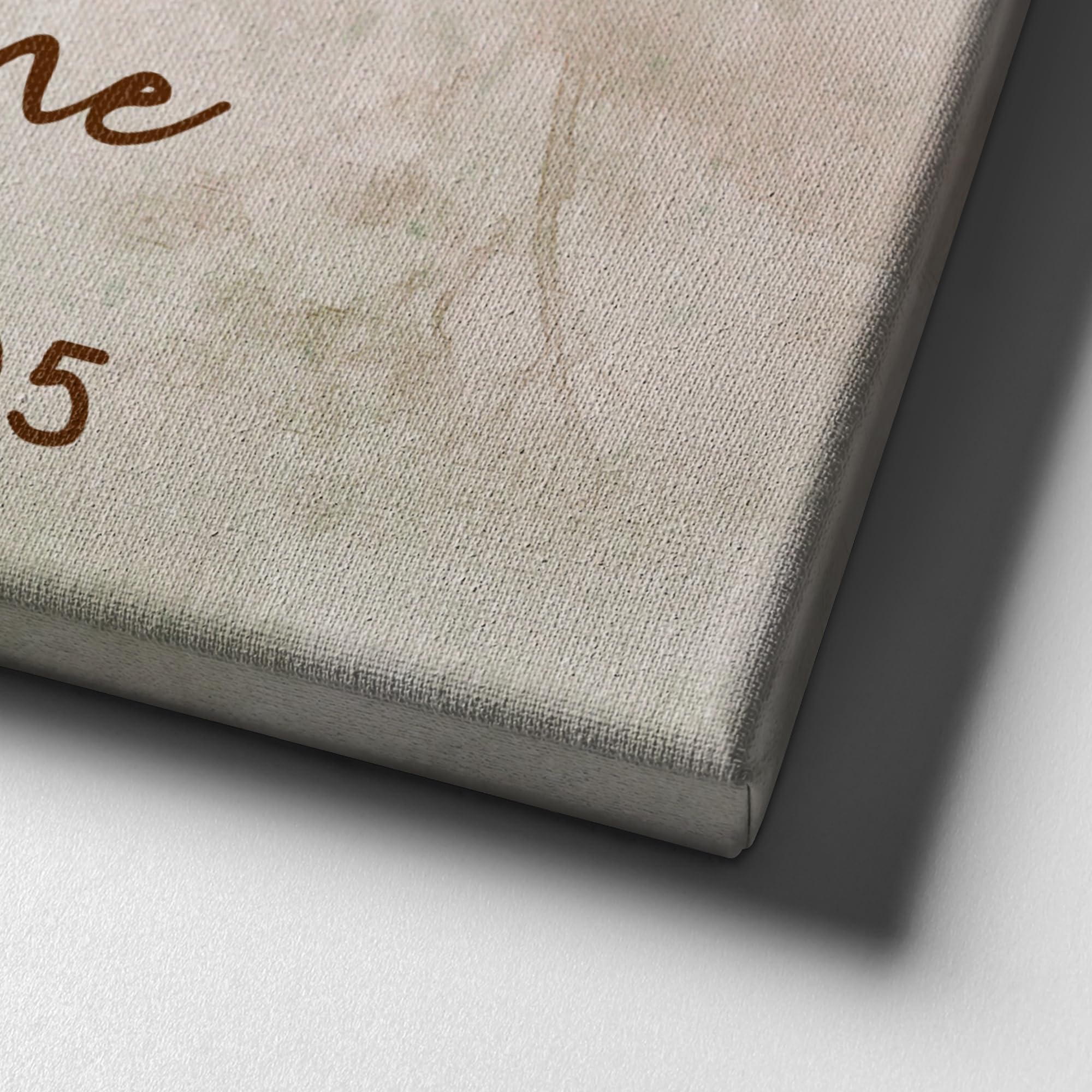 Liebesleinwand Das sind wir Leinwand | Leinwandbild mit Foto, Namen und Datum | Wandbild gestalten | Jahrestag Geschenk für Frau Freundin Mann Freund | Herzenswälder