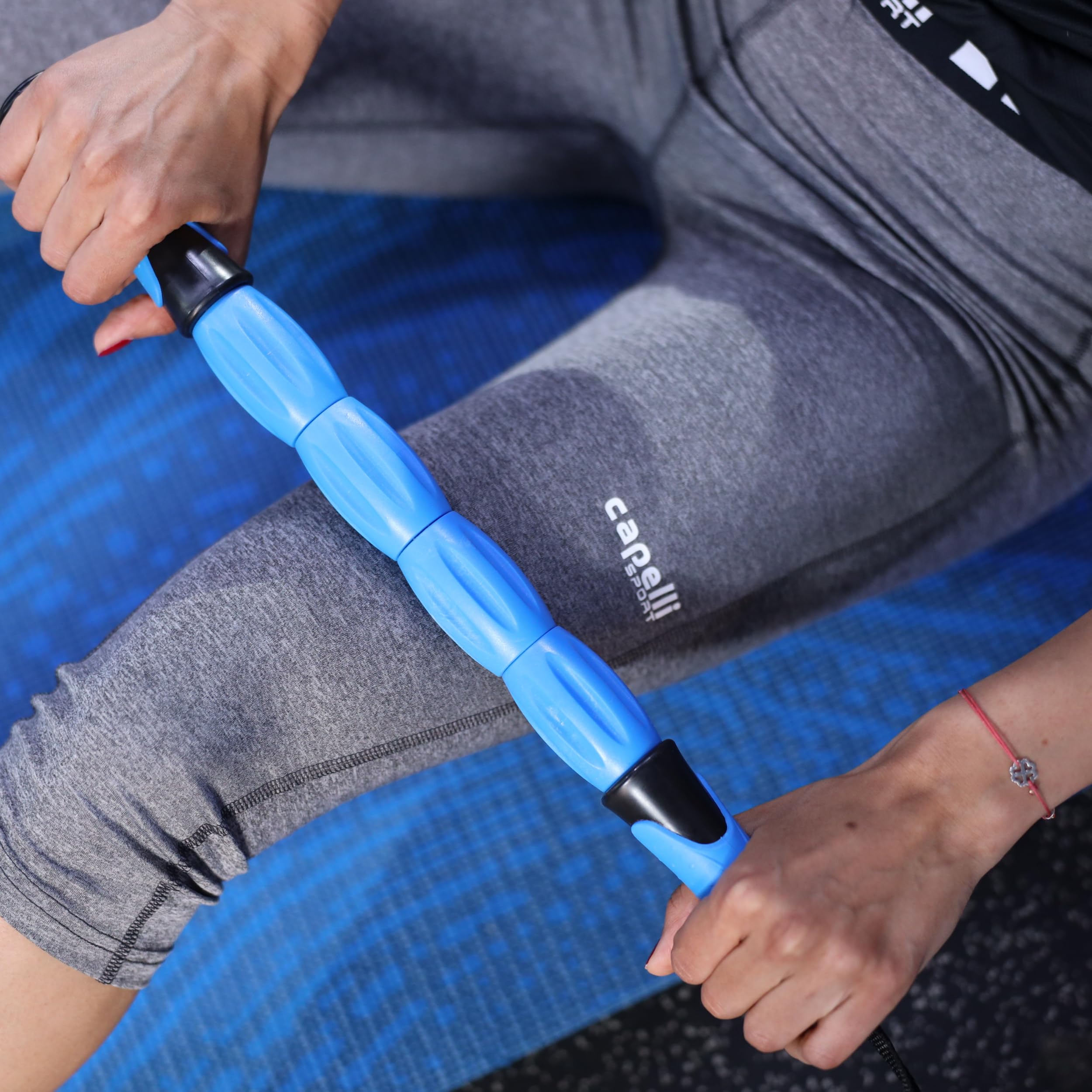Capelli Sport Muscle Roller Stick, Handheld Body Foam Rolling