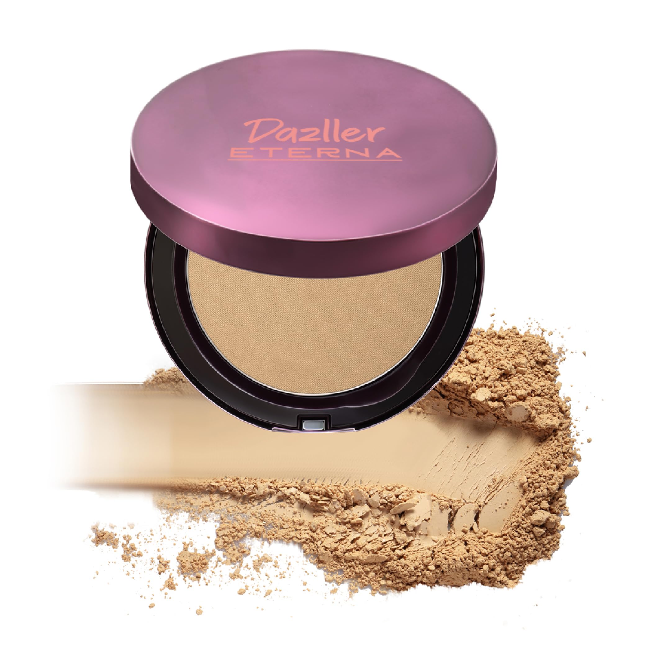 Dazller Eterna Sheer Glow Compact Powder, Cocoa SC, Oil Control, SPF PA++, Matte, Up to 8-hrs Stay, Zero Caking