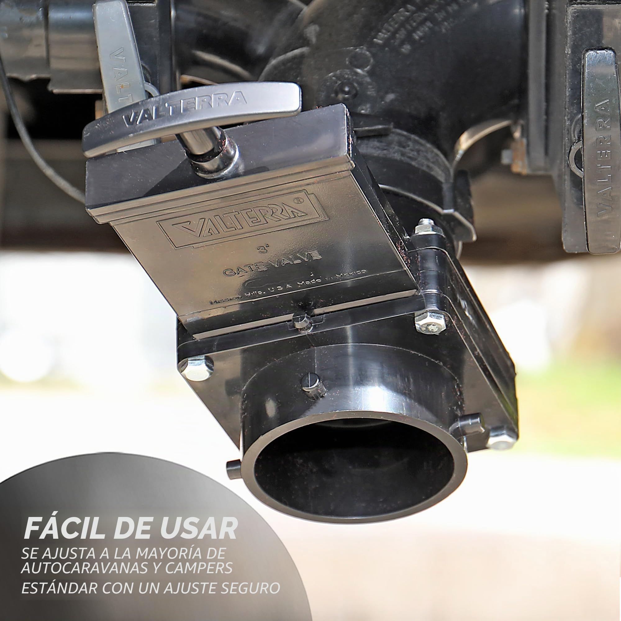 Valterra T58 - Válvula de Drenaje de Rosca, para autocaravanas y remolques de Acampada