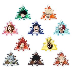 My hi-ro-akademia Pyramid Pieces Box Product Box = 10 Pieces, All 10 types