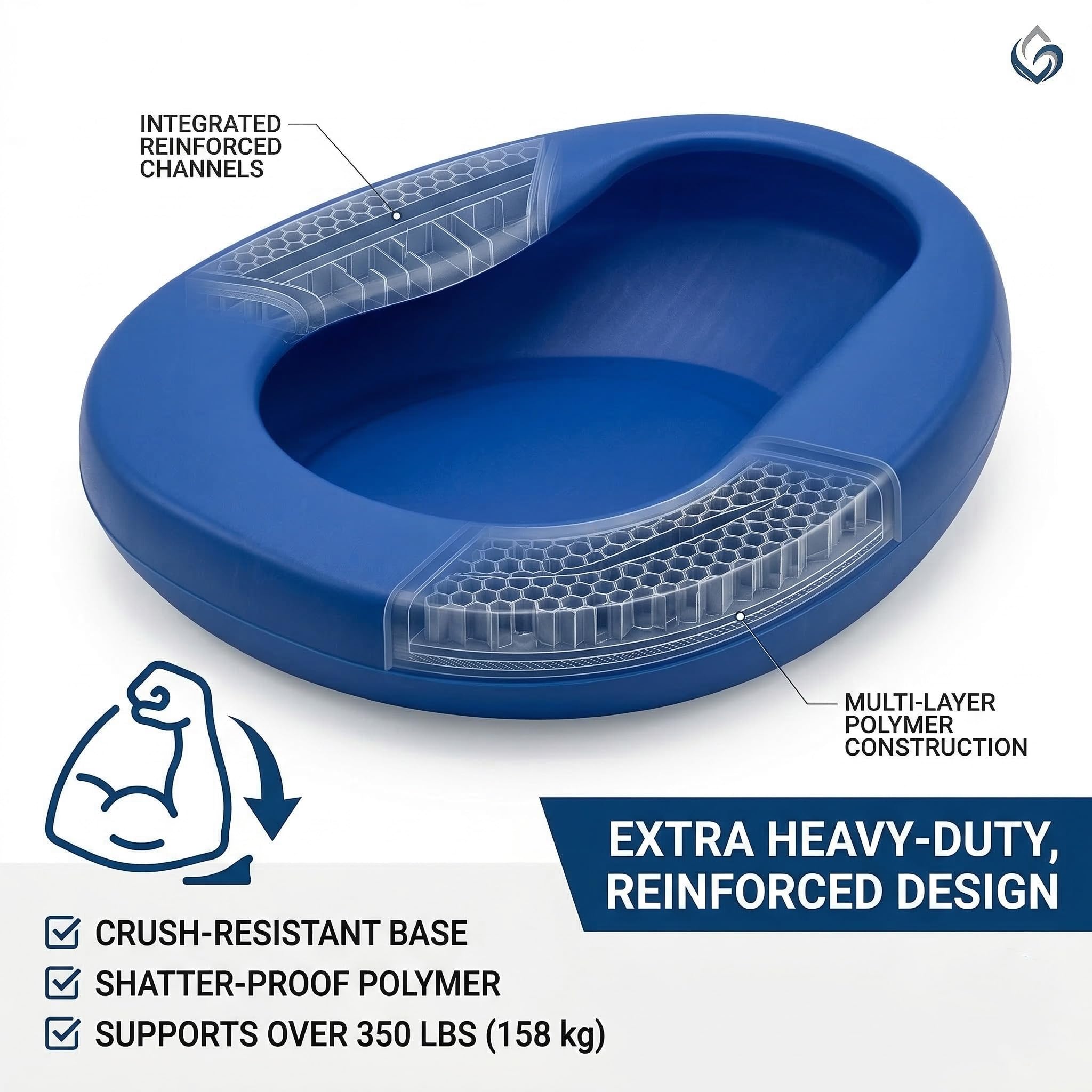 Comfortable Bed Pan - Spill Proof & Portable -4