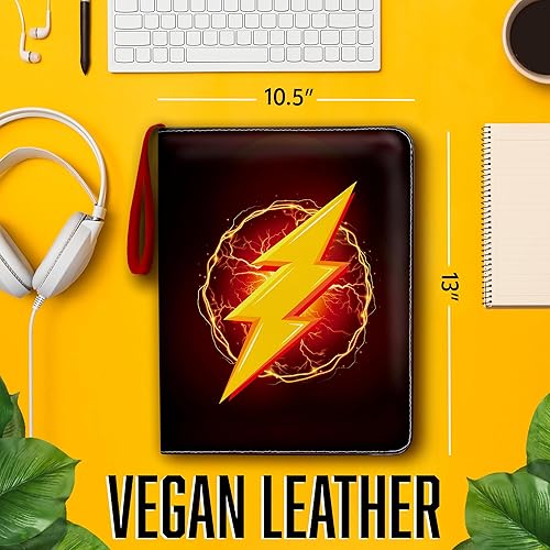 Miniatura 4 de Carpeta de tarjetas coleccionables con cremallera y asa, tarjetero de doble cara con 9 bolsillos para 900 tarjetas, cubierta de piel sintética,