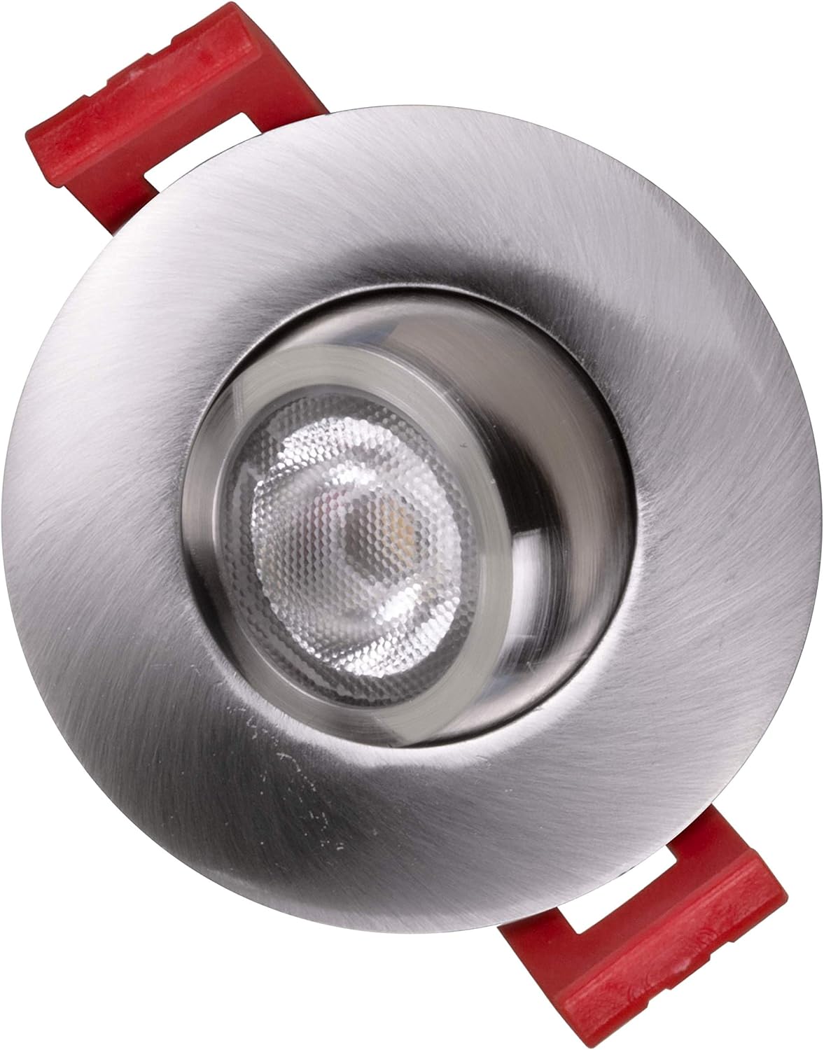 NICOR Lighting 2 inch LED Gimbal Recessed Downlight in Nickel, 2700K (DGD211202KRDNK)