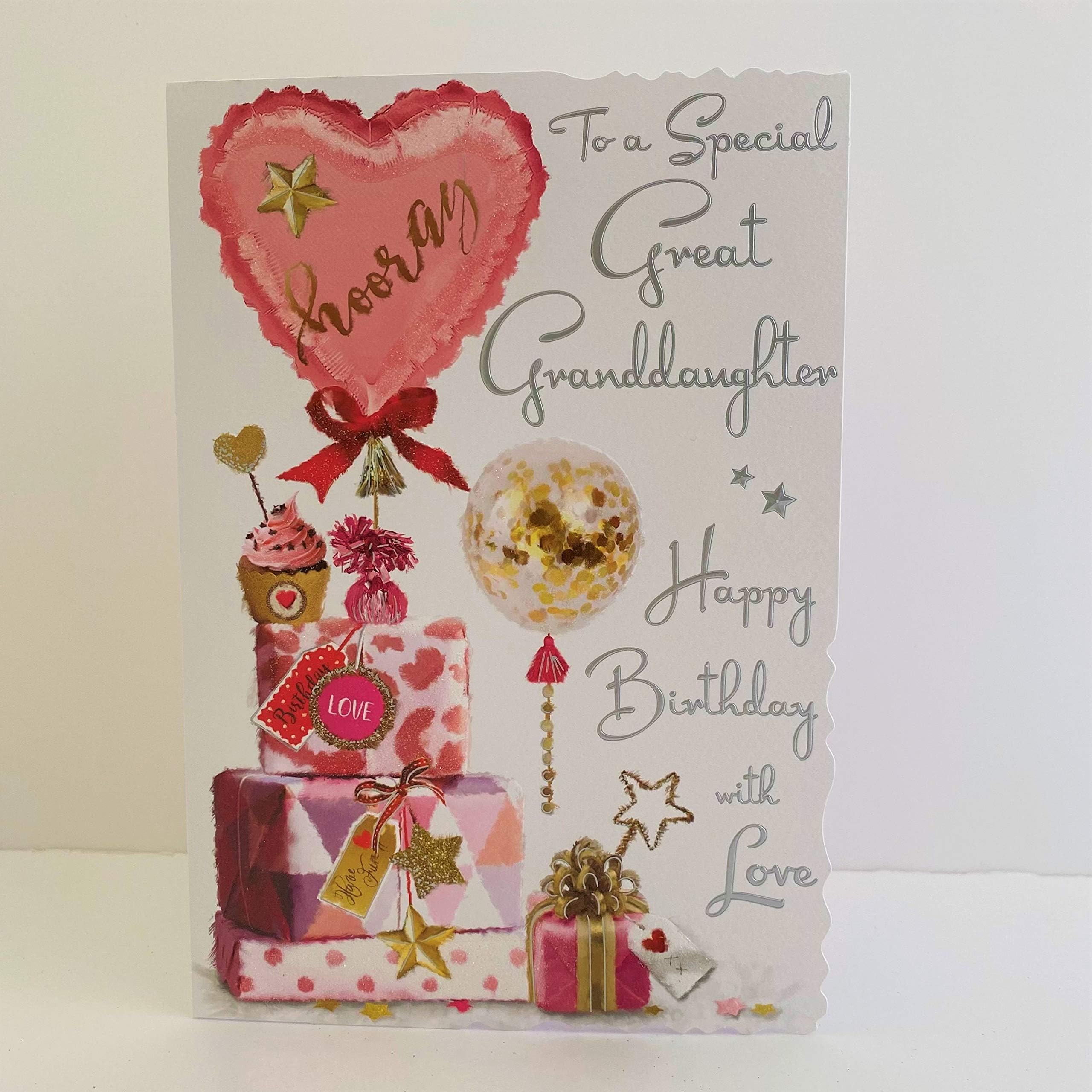 Granddaughter 7th Birthday Card - 206250