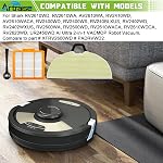 RV2620WDCA Pièces de rechange pour requin RV2610WA AV2610WA RV2620WA RV2610WD RV2410WD RV2620WD Kit de filtre pour brosses Mop avec requin AI Ultra 2-in-1 Aspirateur robot, 4 Des tampons, 2 HEPA Filtres, 6 Brosses latérales