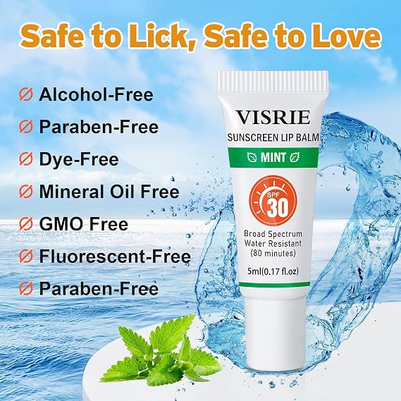 SPF 30 Sunscreen Lip Balm 24 Pack, Clear SPF Lip Gloss