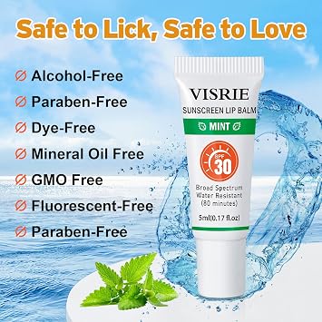SPF 30 Sunscreen Lip Balm 24 Pack, Clear SPF Lip Gloss
