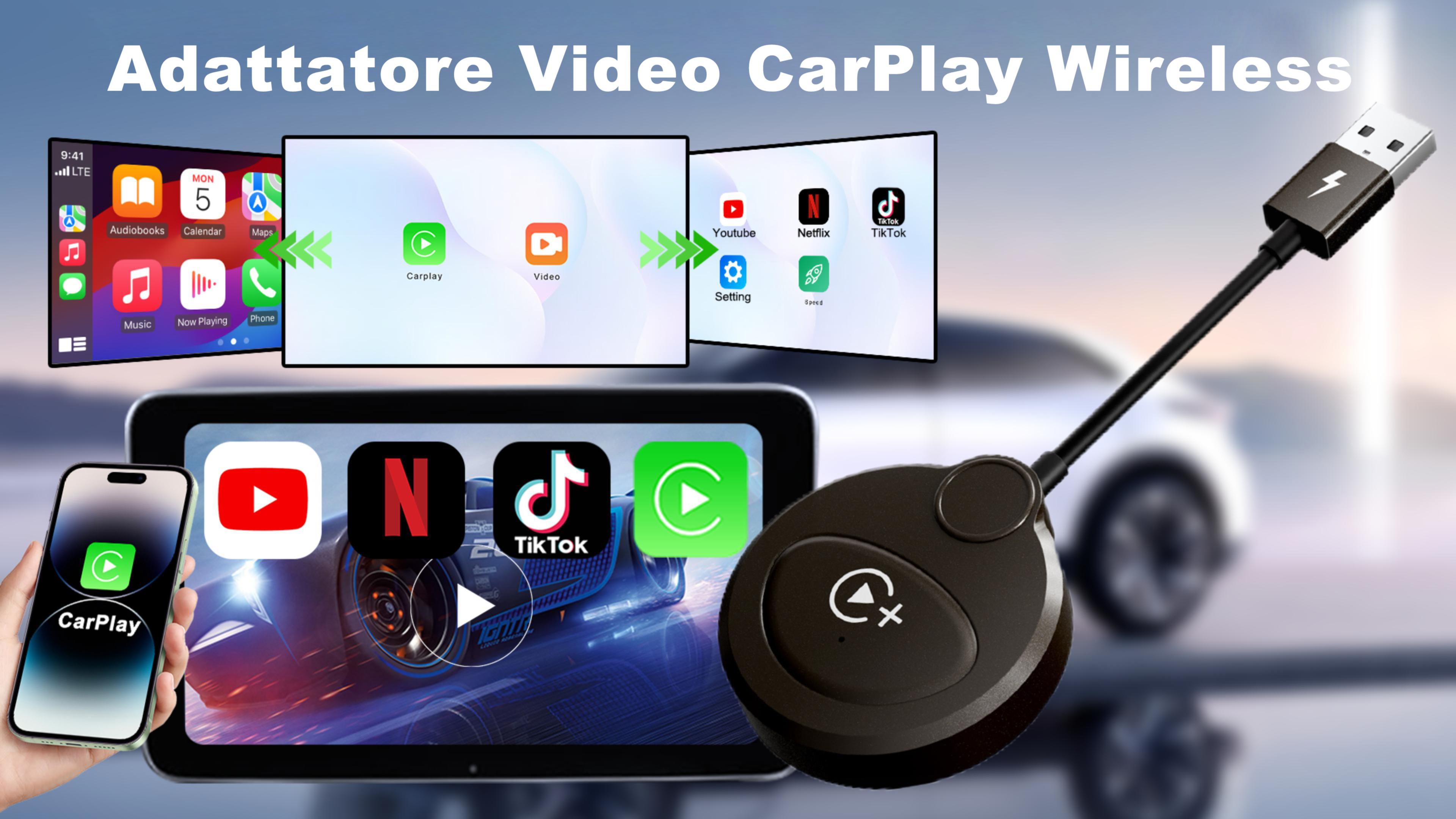 Adattatore Wireless CarPlay Con YouTube E Netflix - Per Auto Dal 2016, Compatibile Con IPhone - Foto 10