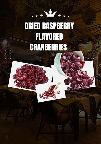 Miniatura 7 de Nuts To You Arándanos secos con sabor a frambuesa, endulzados con jugo de frambuesa, sin gluten, sin OMG, sin conservantes, empaquetados frescos en