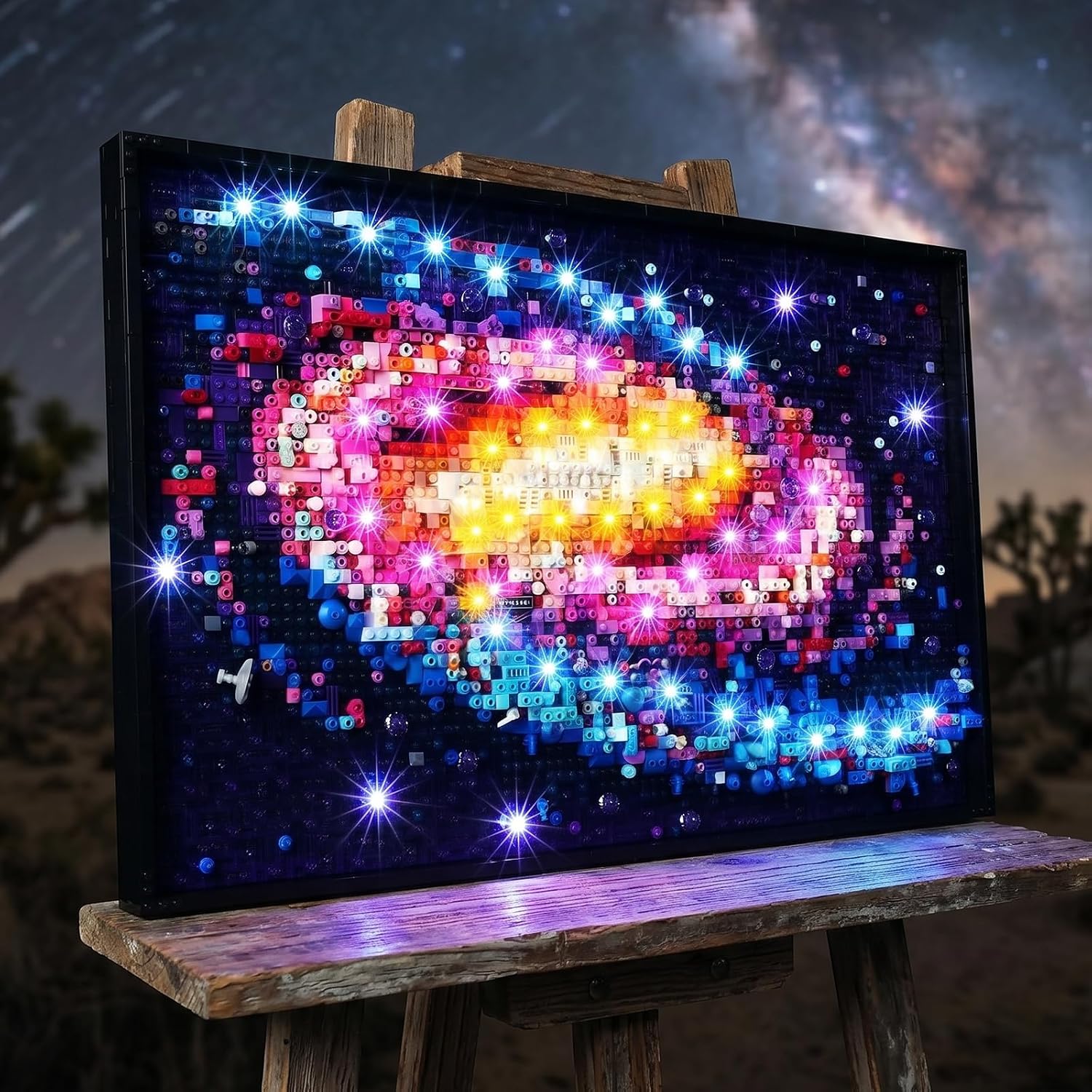 Nitemode Light Kit Compatible with Lego The Milky Way Galaxy 31212 Building Set | Upgraded Touch Control Dimming & Easy Installation Lighting Accessories(NOT Included 31212 Set)