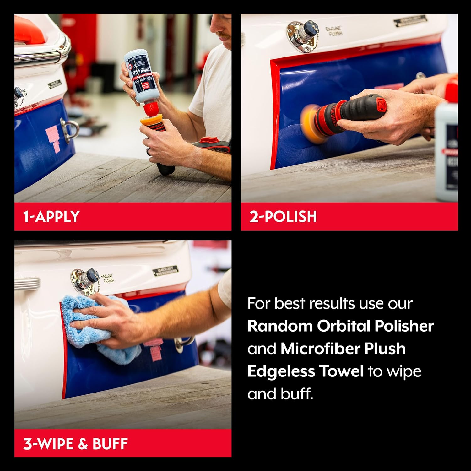 Griot's Garage Adventure Line Restore and Seal, Auto Detailing and Polishing for RVs, Campers, Boats, ATVs, Motorcycles, Works on Paint, Chrome, Steel and More, 10888, One Gallon