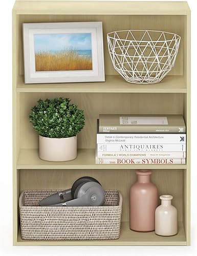 Miniatura 58 de Furinno Pasir - Estantería abierta de 3 niveles, color café americano Americano,Blackwood,Marrón,Nuez Columbia,gris roble francés,Arce,Roble