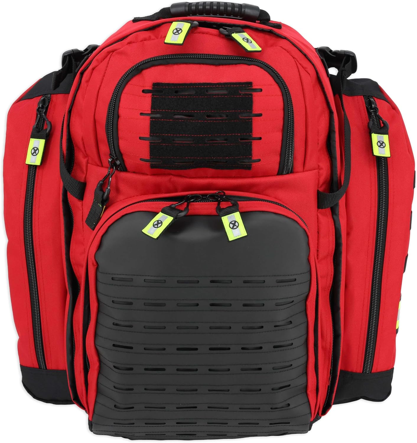 Lightning X TacMed Modular ALS O2 Trauma Backpack First Aid Kit Fully Stocked w/Fill Kit F - RED