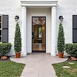 Artificial Topiary 150CM Fake Topiary Plant for Front Porch Home Office Indoor Outdoor Decoration 2PACK