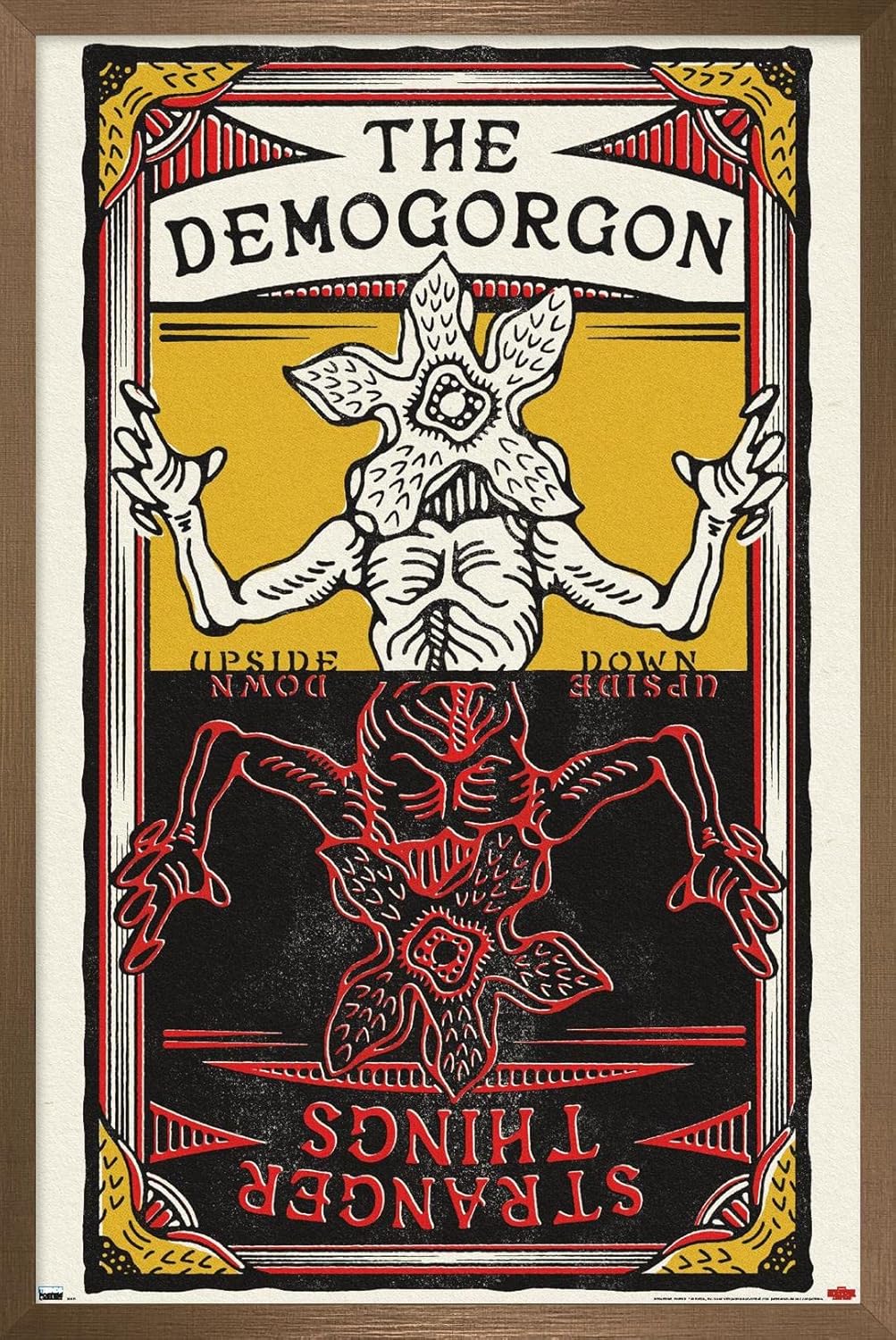 Trends International Netflix Stranger Things: Season 4 - Demogorgon Card Wall Poster, 22.375" x 34", Premium Unframed Version