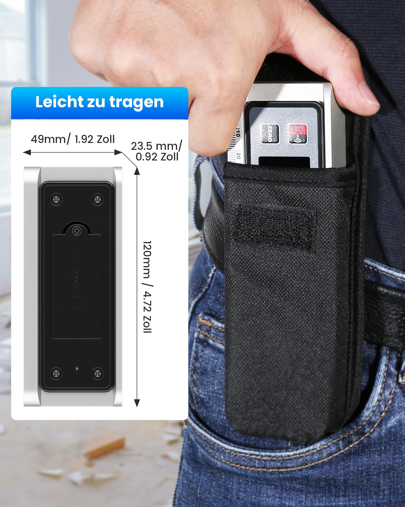 Beaspire Inclinómetro Digital Magnético con Pantalla LED Retroiluminada, Nivel Digital de Alta Precisión ±0,1°, Transportador de Ángulo con Base Magnética en V, Nivel de Burbuja Digital de Aluminio