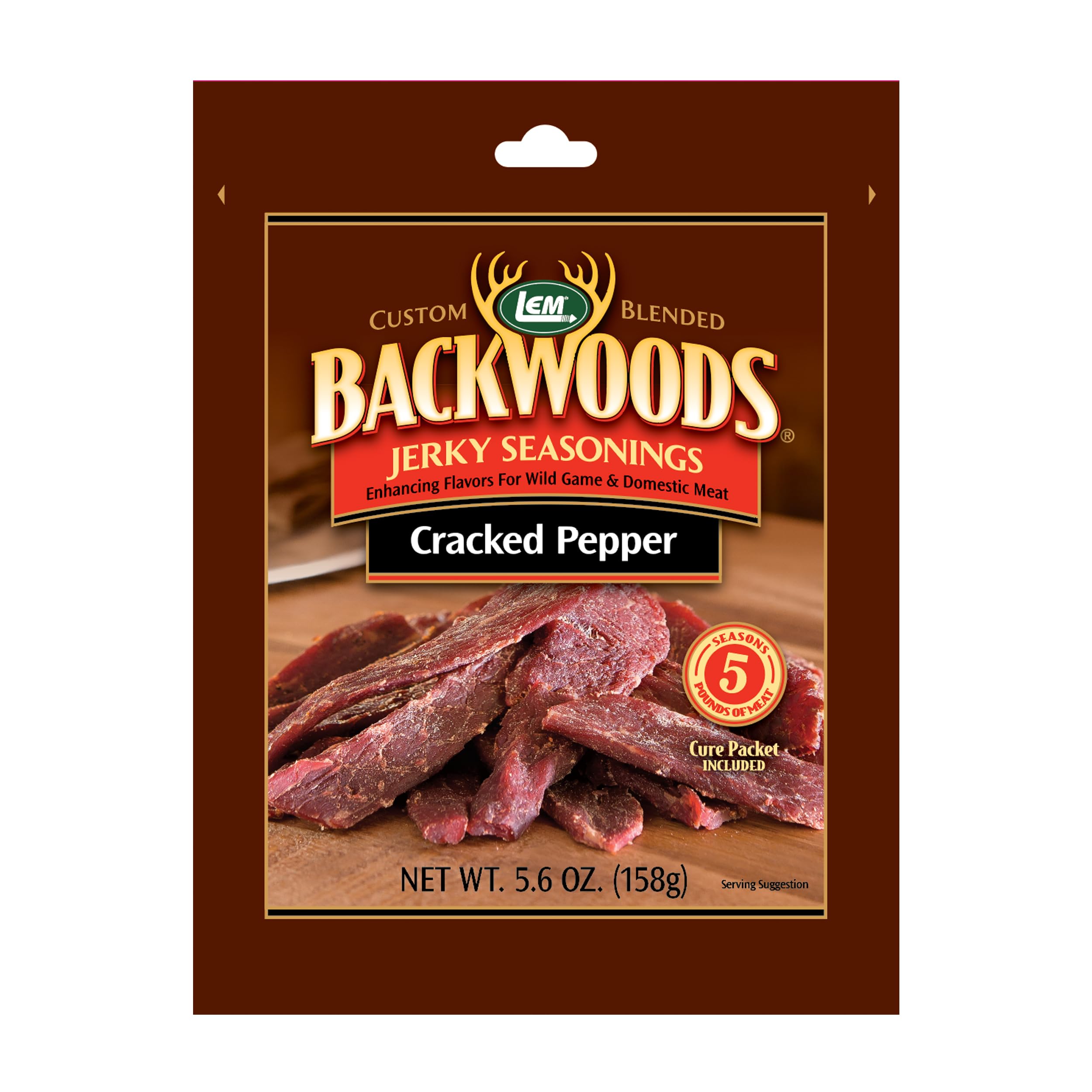 Backwoods Cracked Pepper Seasoning with Cure Packet