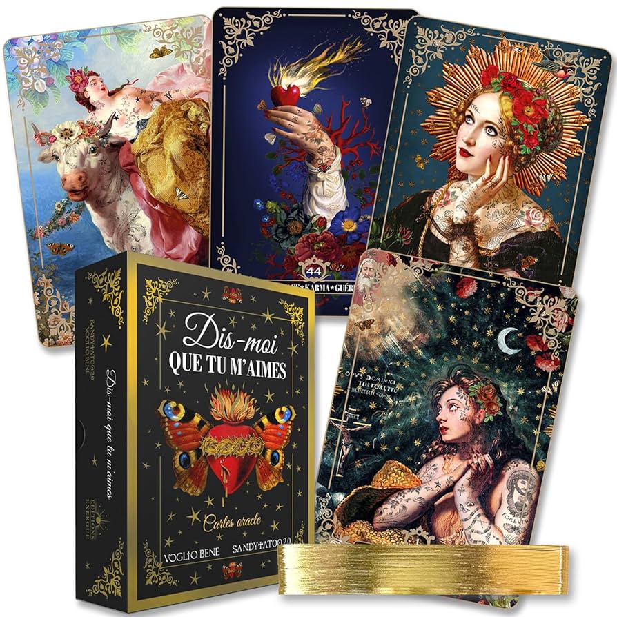 ✨注目の英国メーカー✨真紅のバラがモチーフ！大人の恋にぴったりなタロットカード Amazon.co.jp: 【改訂版ベーシックBOX 43枚】インフィニティラブ