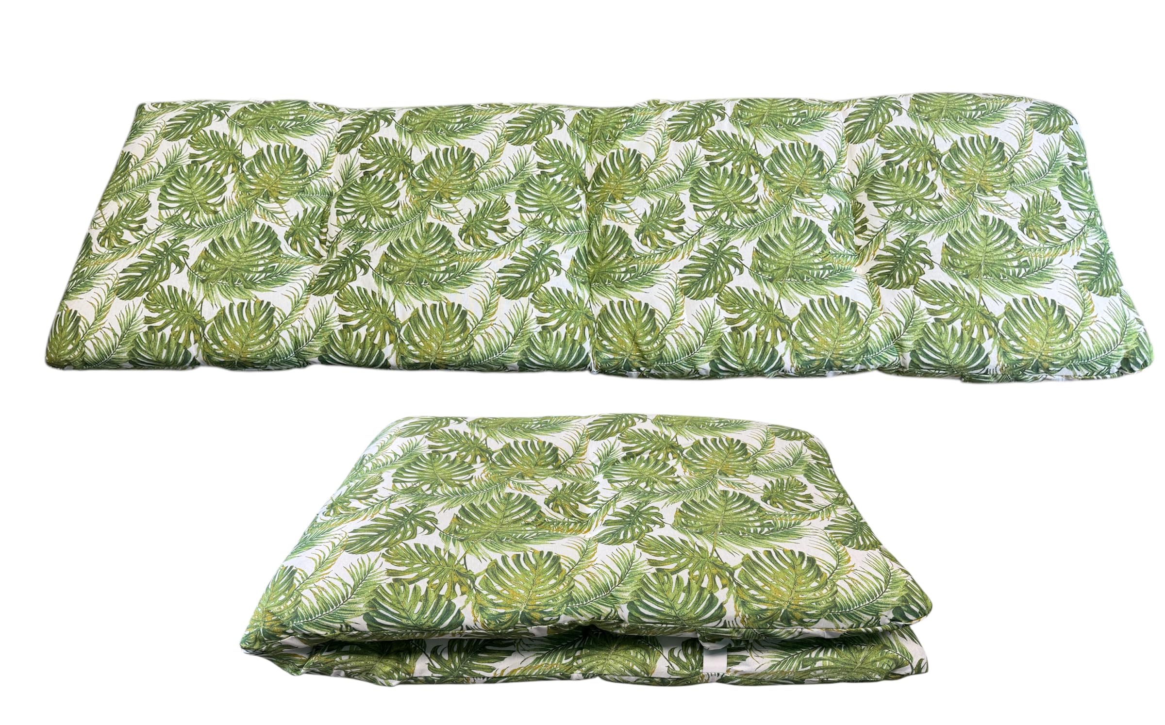 VIGIVISION Cojín Colchón para Tumbona o Mueble para Jardín 180X55X8CM (Verde Liso) — view 5