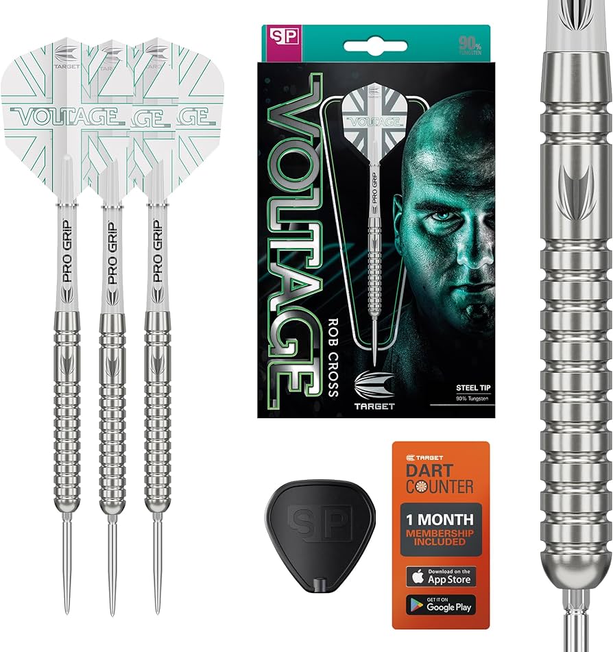 Target Darts Rob Cross Generation 1 Steel Tip Darts, Dart-Set aus