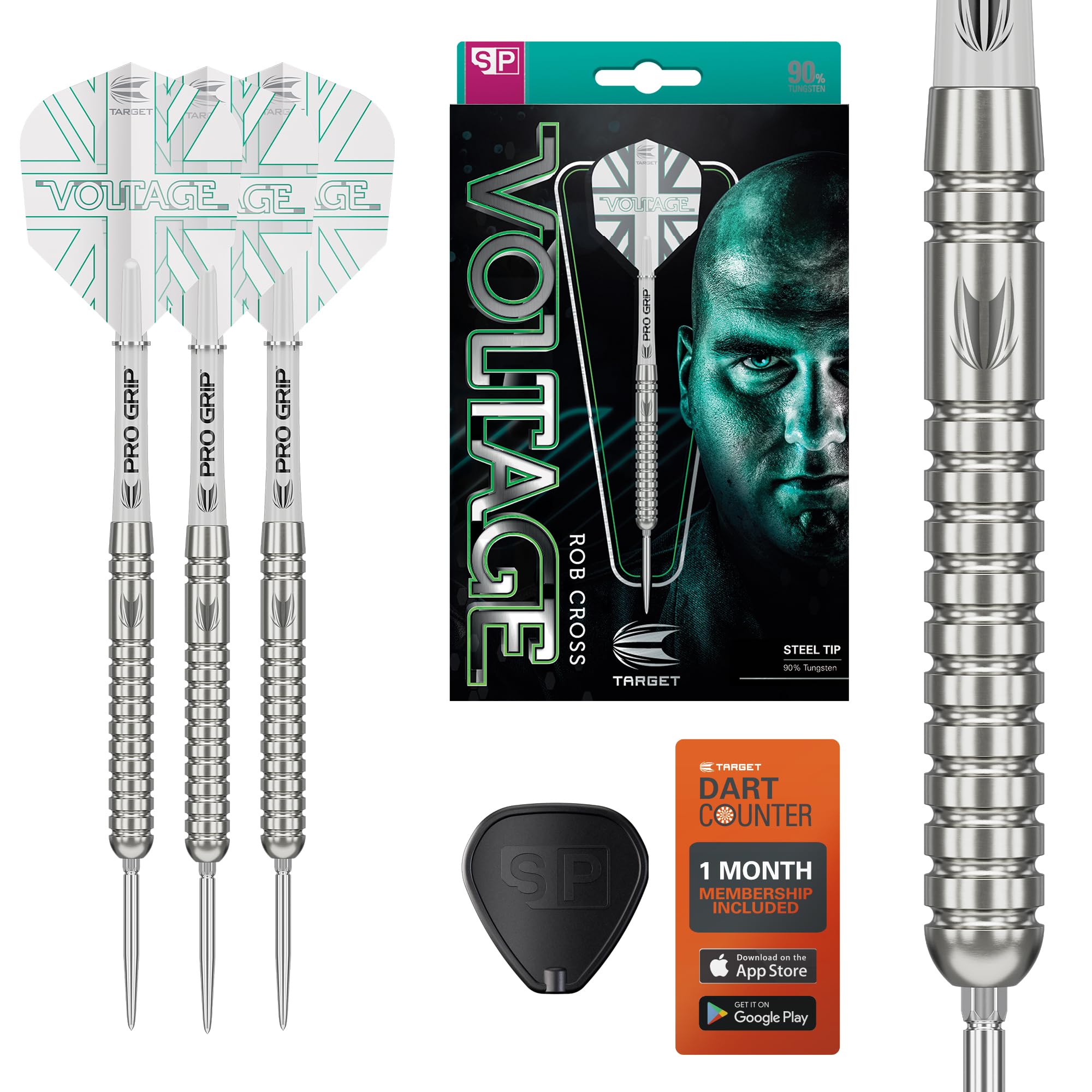 Target Darts Rob Cross Generation 1 Steel Tip Darts, Dart