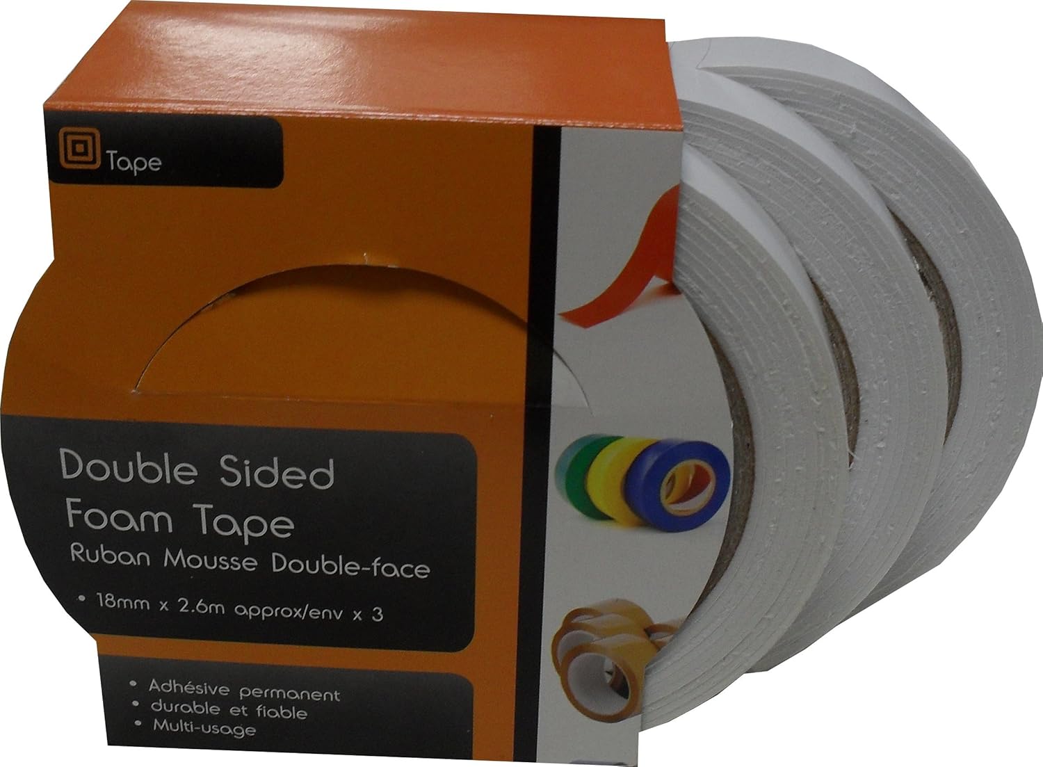 2.6m DOUBLE SIDED FOAM TAPE Amazon.co.uk Everything Else