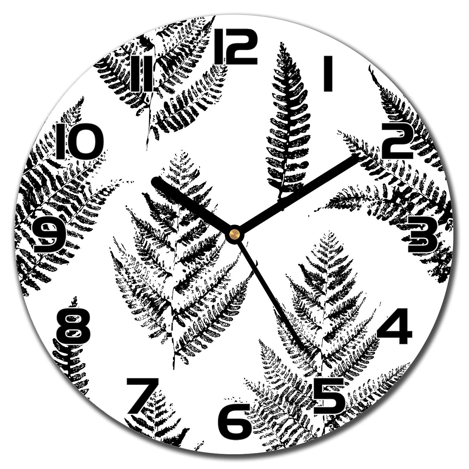 Horloge murale en verre sécurit 30 cm de qualité premium et design moderne Coloray