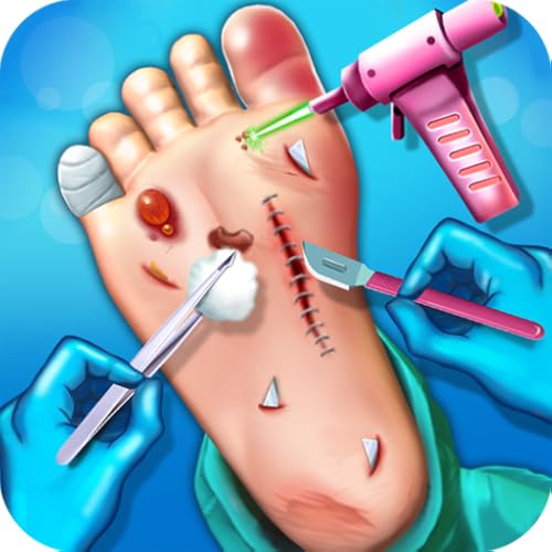 Doctor Games Foot Surgery Operation Games Survival Games 2D Kids Games Hospital Games