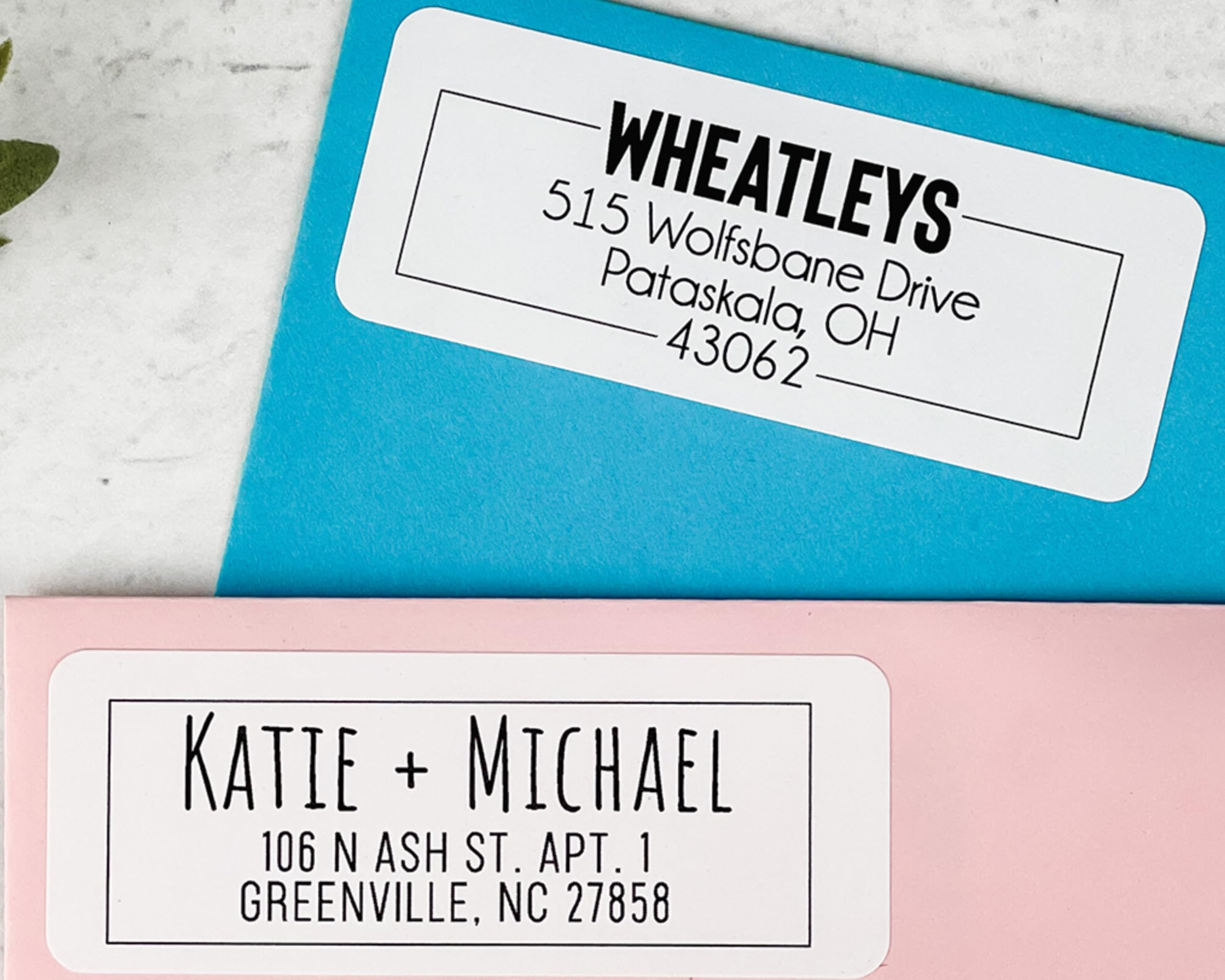 Return Address Labels, Clear Address Labels, Custom Address Labels, Personalized Address Labels, Return Mailing Stickers, Envelope Labels (Elegant)