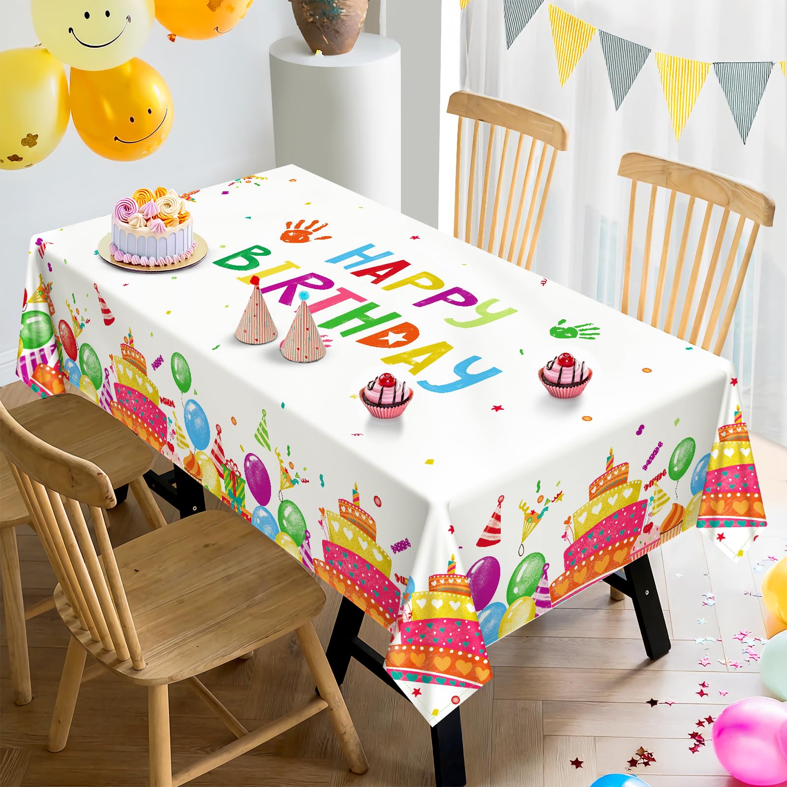 ABAKUHAUS Compleanno Tovaglia, Acquerello di compleanno