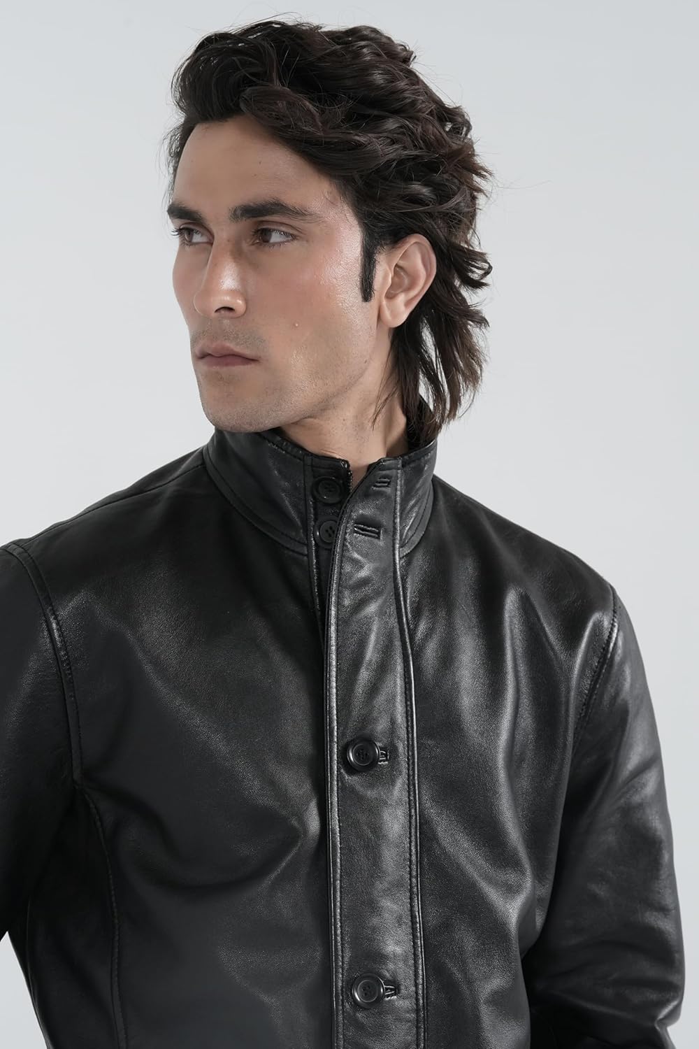 STREGA Men's Premium Genuine Lambskin Leather Jacket Outerwear - Image 7