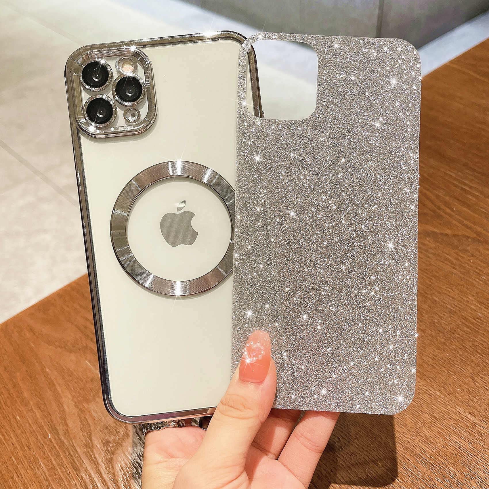 Amazon.co.jp: MGQILING iPhone 11 Pro Max対応 磁気グリッターケース