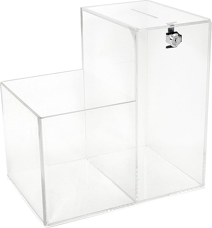 Deluxe Charity Donation Collection Box for Fundraising