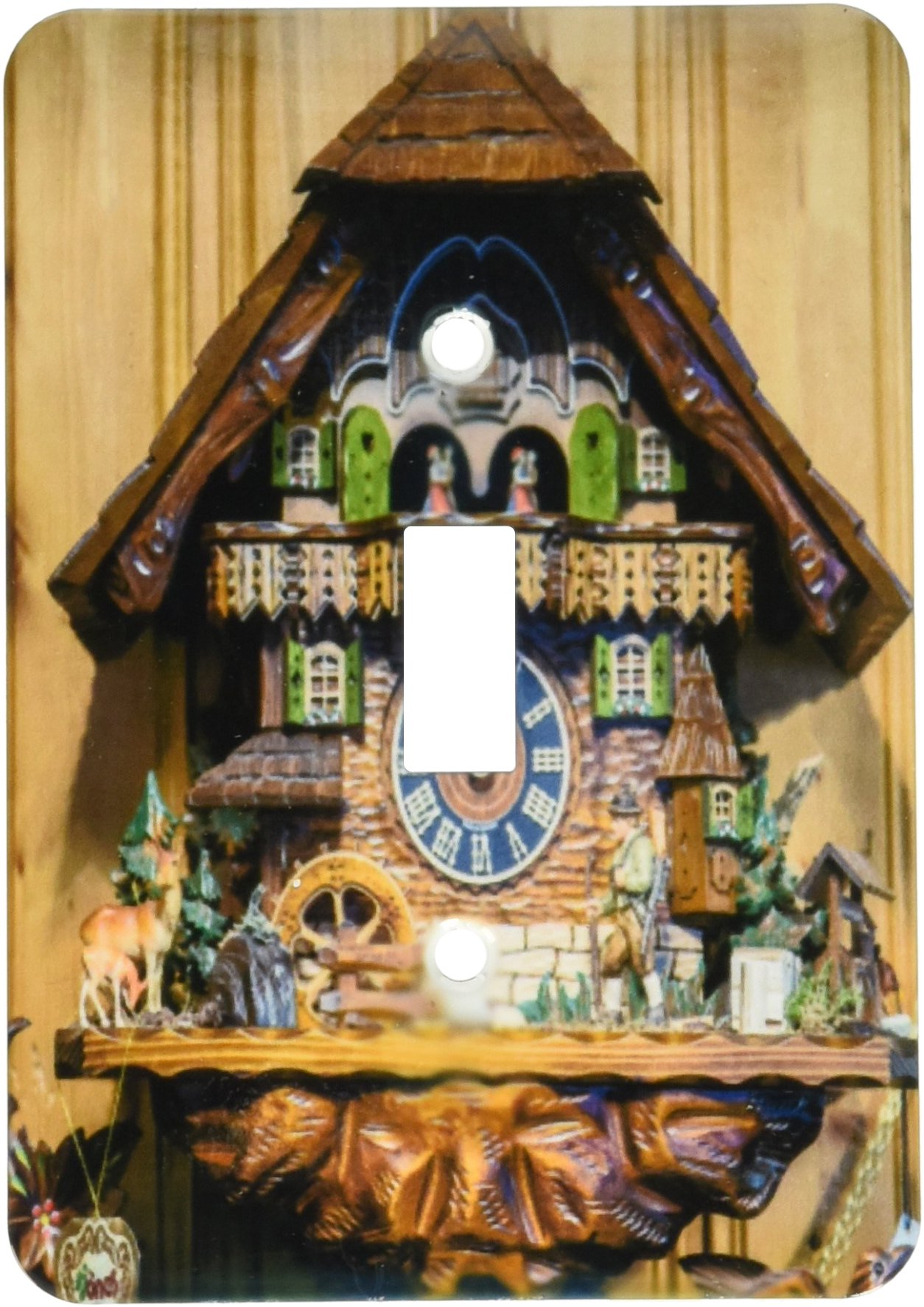 3dRose LLC Metal Cuckoo Clock (5 Inch X 3.5 Inch X 0.1 Inch)
