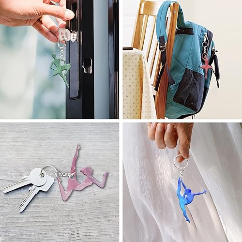 Miniatura 8 de Llavero brillante de silicona para niñas, diseño de muñecos de resina epoxi, para manualidades, manualidades, joyería, decoración, moldes de silicona