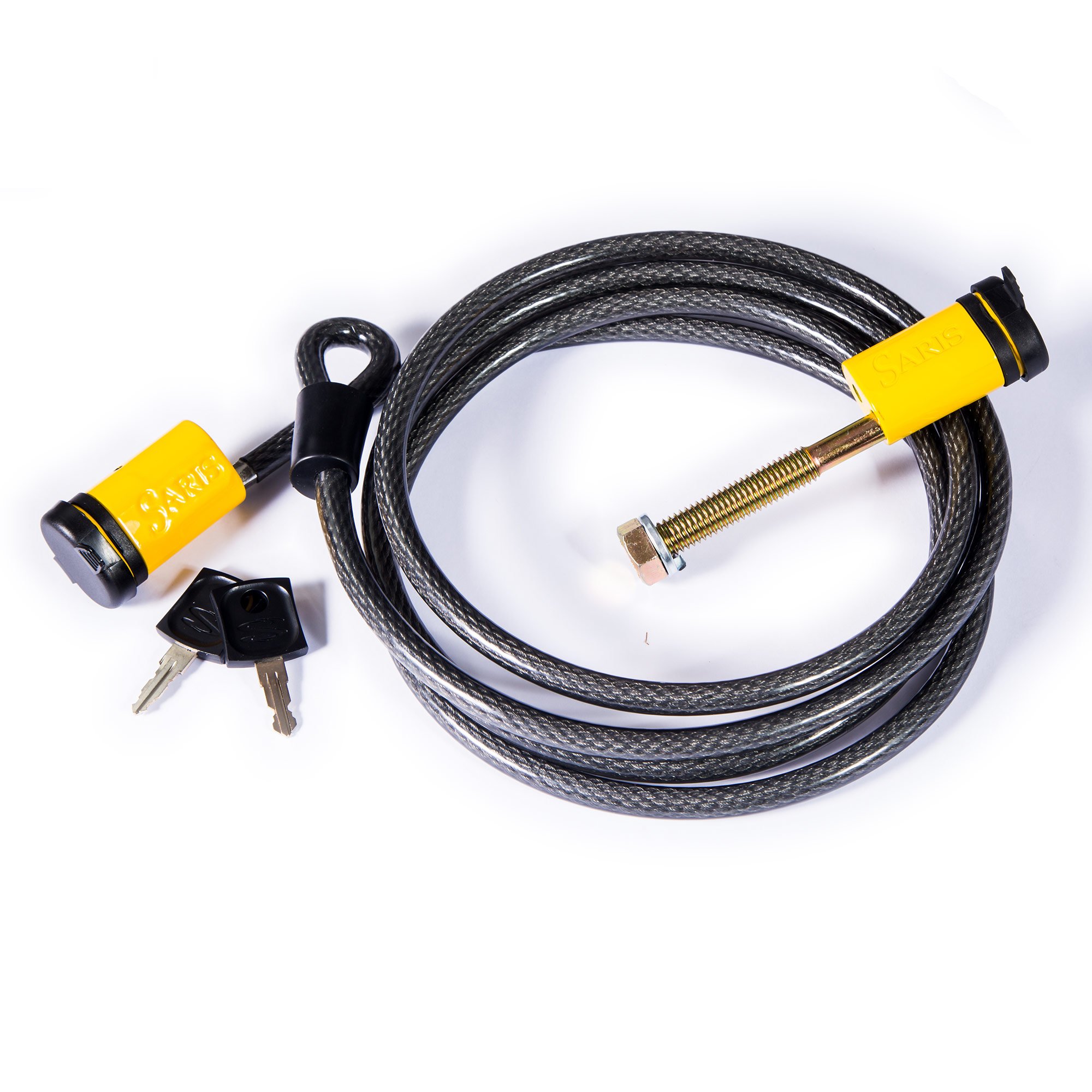 SarisBicycle Rack Accessory, Bike Locking Cable and Hitch Tite Combo, Black, One Size