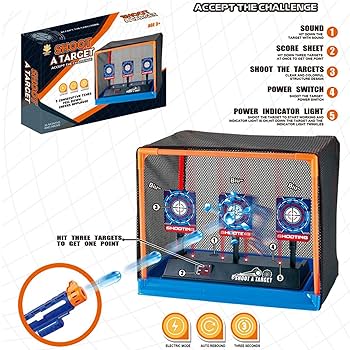 ⭐️残り1点⭐️射撃ターゲット 的あて シューティング スコア 自動カウント Amazon | HAMILO 射撃ターゲット 的あて シューティング スコア